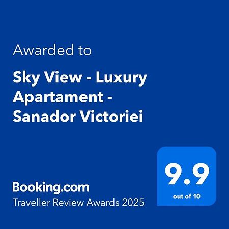 Sky View - Luxury Apartament - Sanador Victoriei Bukarest Exterior foto
